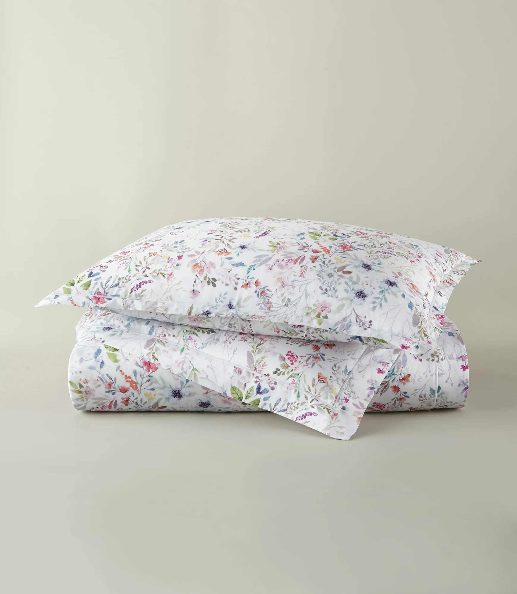 Chloe Floral Percale Duvet Set