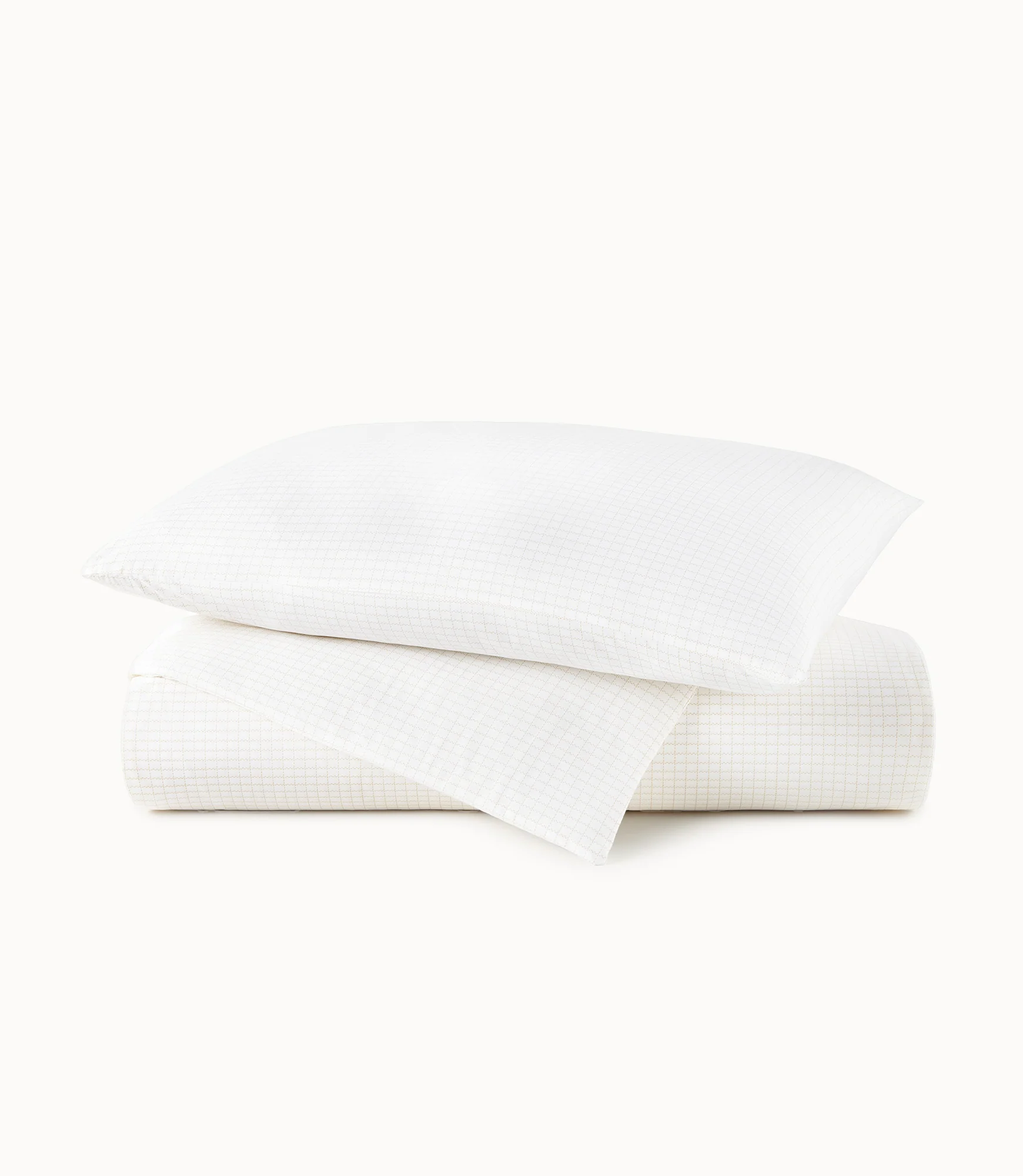 Grid Percale Duvet Cover - Image 5