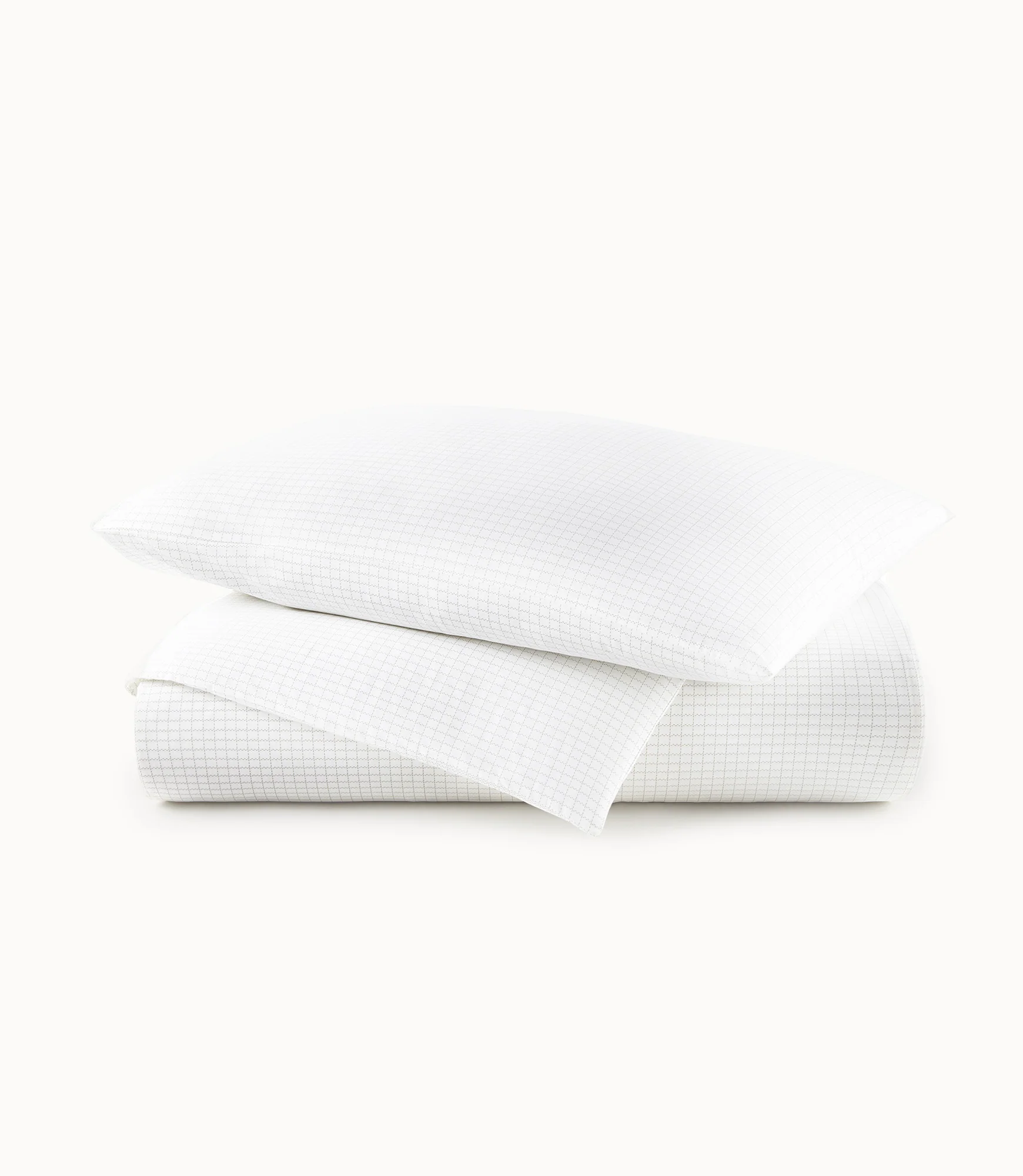 Grid Percale Duvet Cover - Image 6