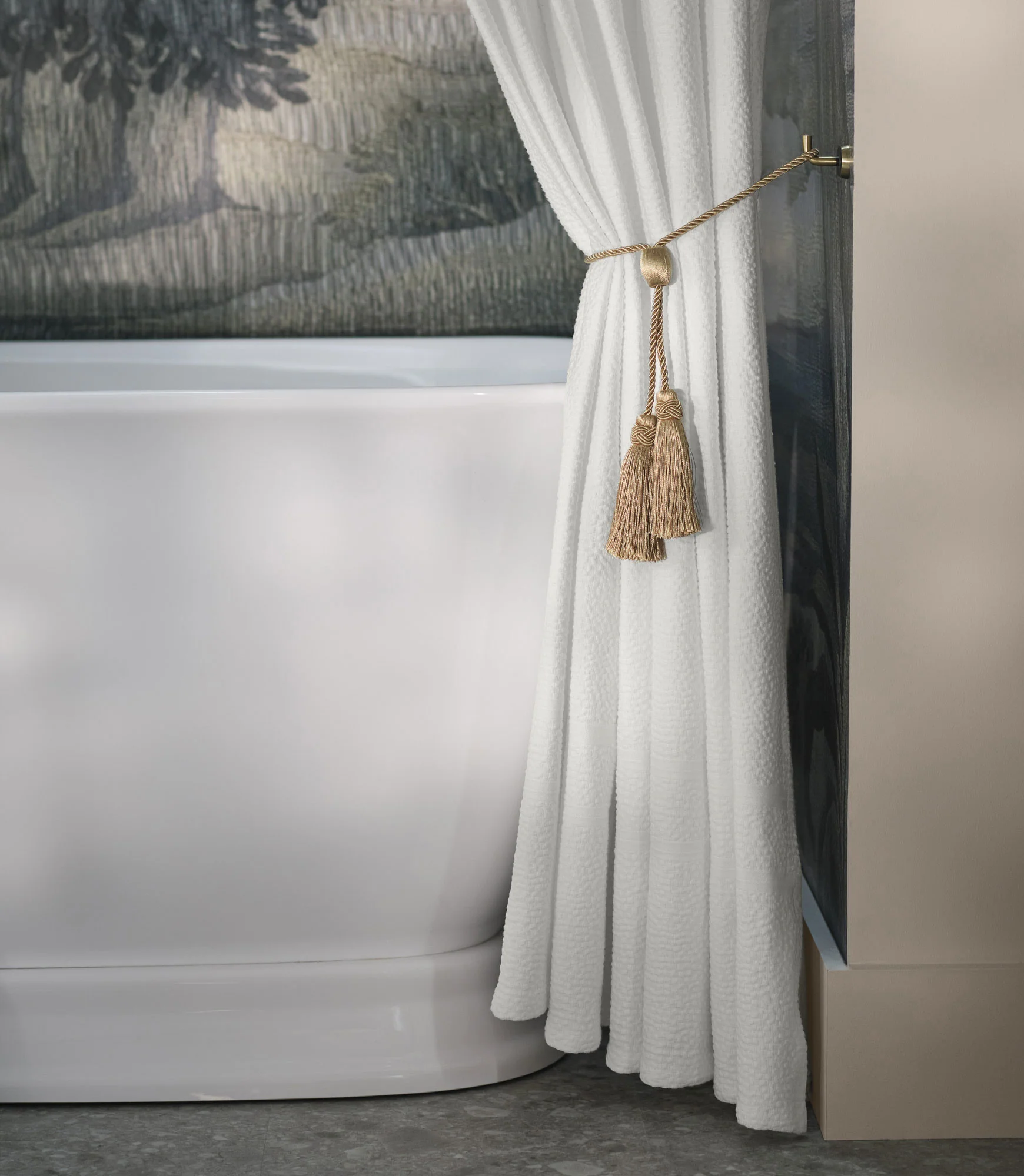 Montauk Matelassé Shower Curtain - Image 3