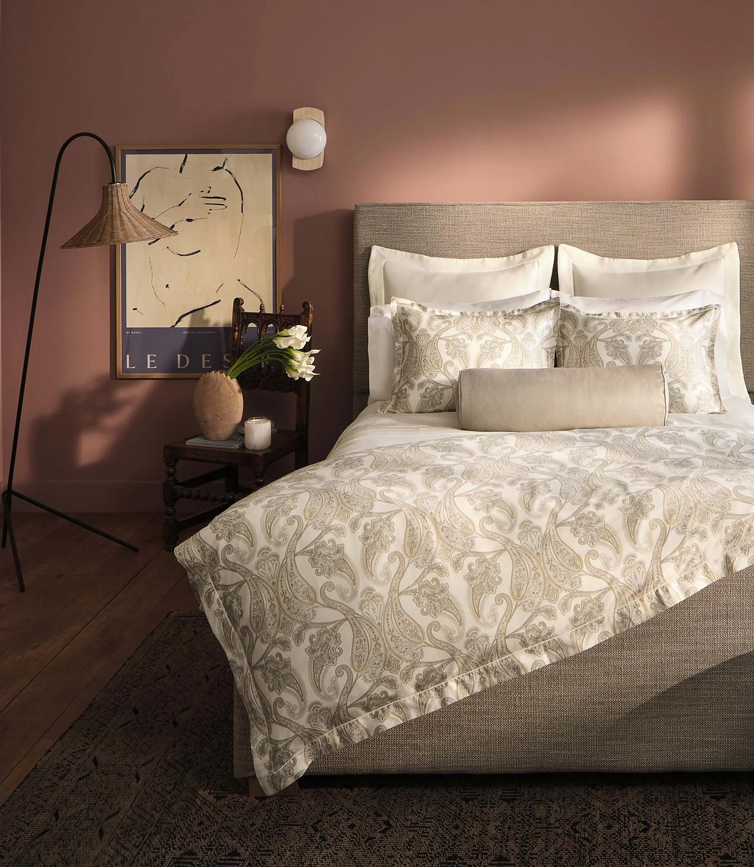 Paisley Pearl Classic Printed Duvet Set - Image 2