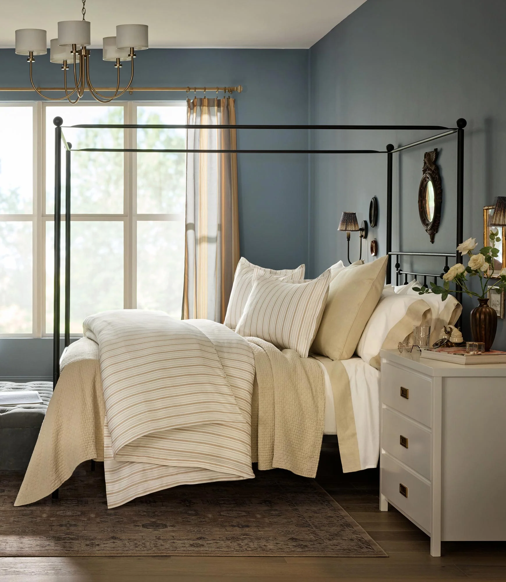 Shelby Stripe Classic Printed Duvet Set - Image 6